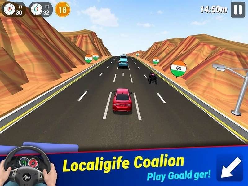 Fast Lane India Game Screenshot